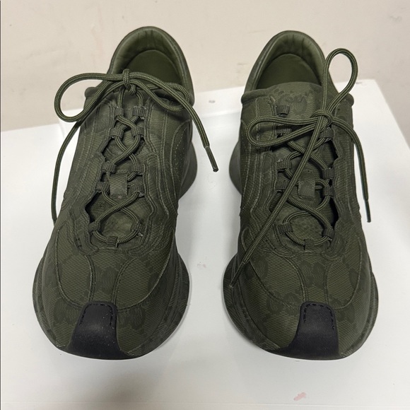 Gucci Dark Green Athletic Shoes - Picture 6 of 12